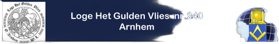 Logo van vrijmetselaarsloge Het Gulden Vlies (nr. 240)