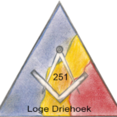 Logo van vrijmetselaarsloge Driehoek (nr. 251)