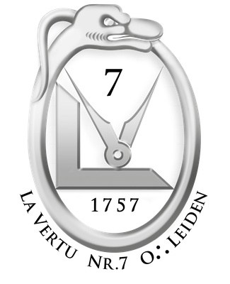 Logo van vrijmetselaarsloge La Vertu (nr. 7)